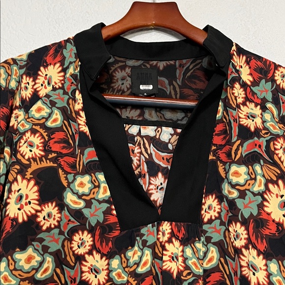 Anna Sui Floral Larkspur Fields Dress - Picture 9 of 15